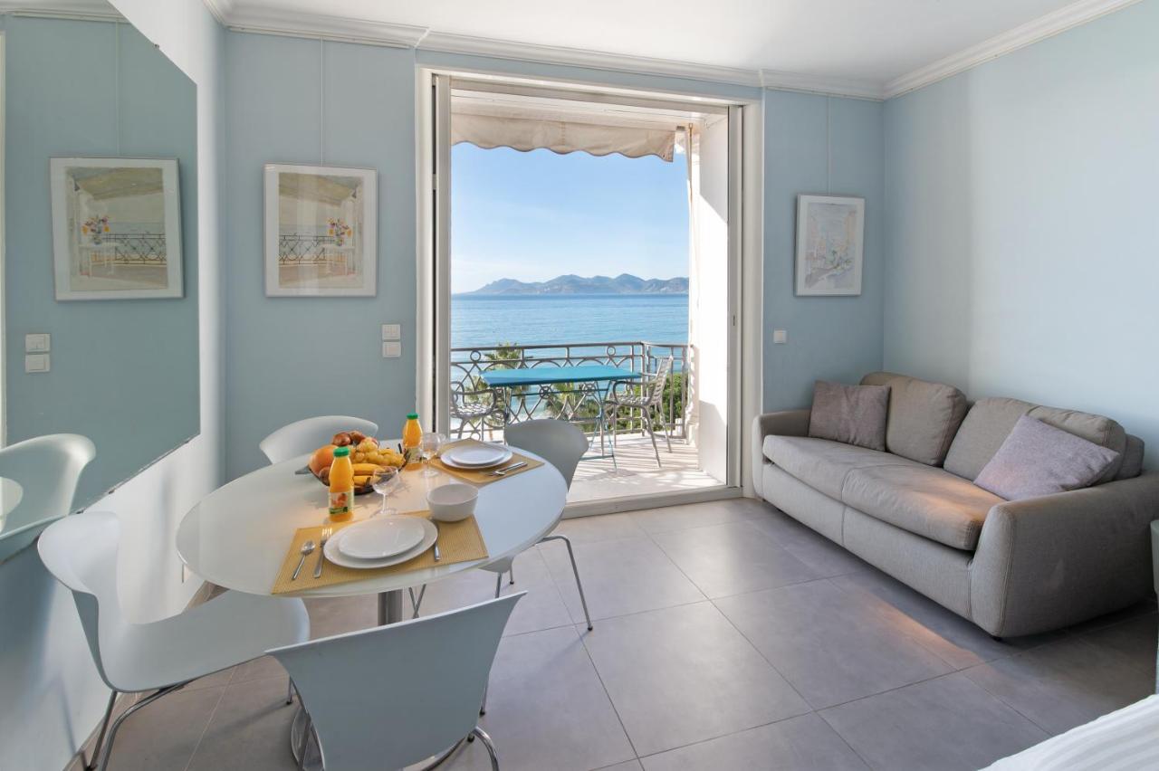 Palais Miramar - Suite Blue Room - Vue Mer -Croisette Emplacement Unique - 20M Plage - Wifi - Clim Cannes Dış mekan fotoğraf
